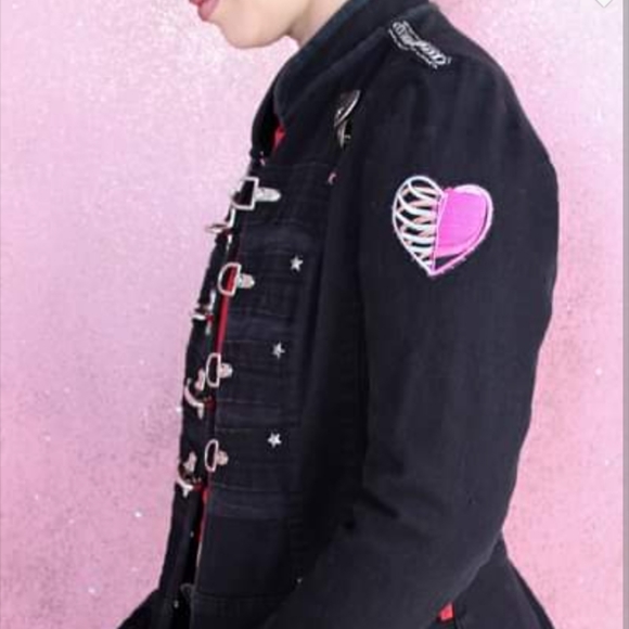 SOLD! W/ free ChemRo tee! BlackParade Pt.2- TRIPP Nyc upcycled MyChemRo gothic - Picture 10 of 16